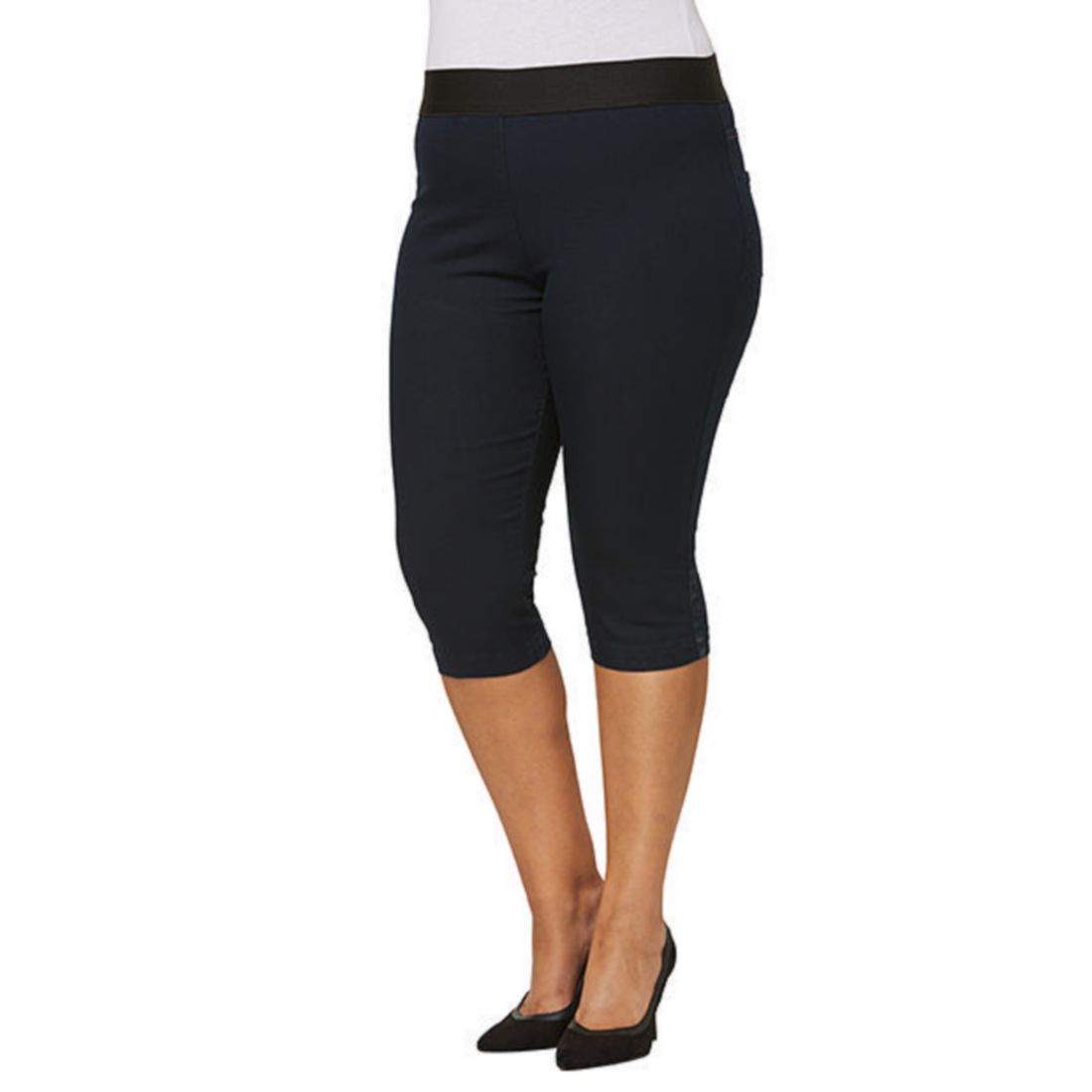 Belle Curve Capri Jeggings - Indigo 