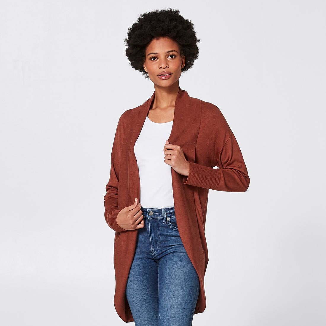 Cocoon Cardigan - Burnt Orange | Target 