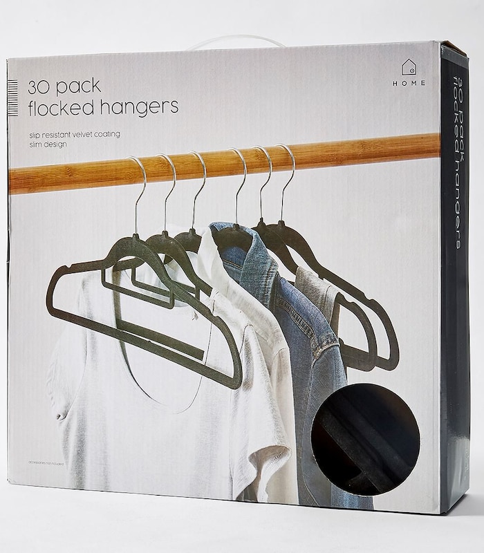 30 Pack Flocked Hangers Target Australia