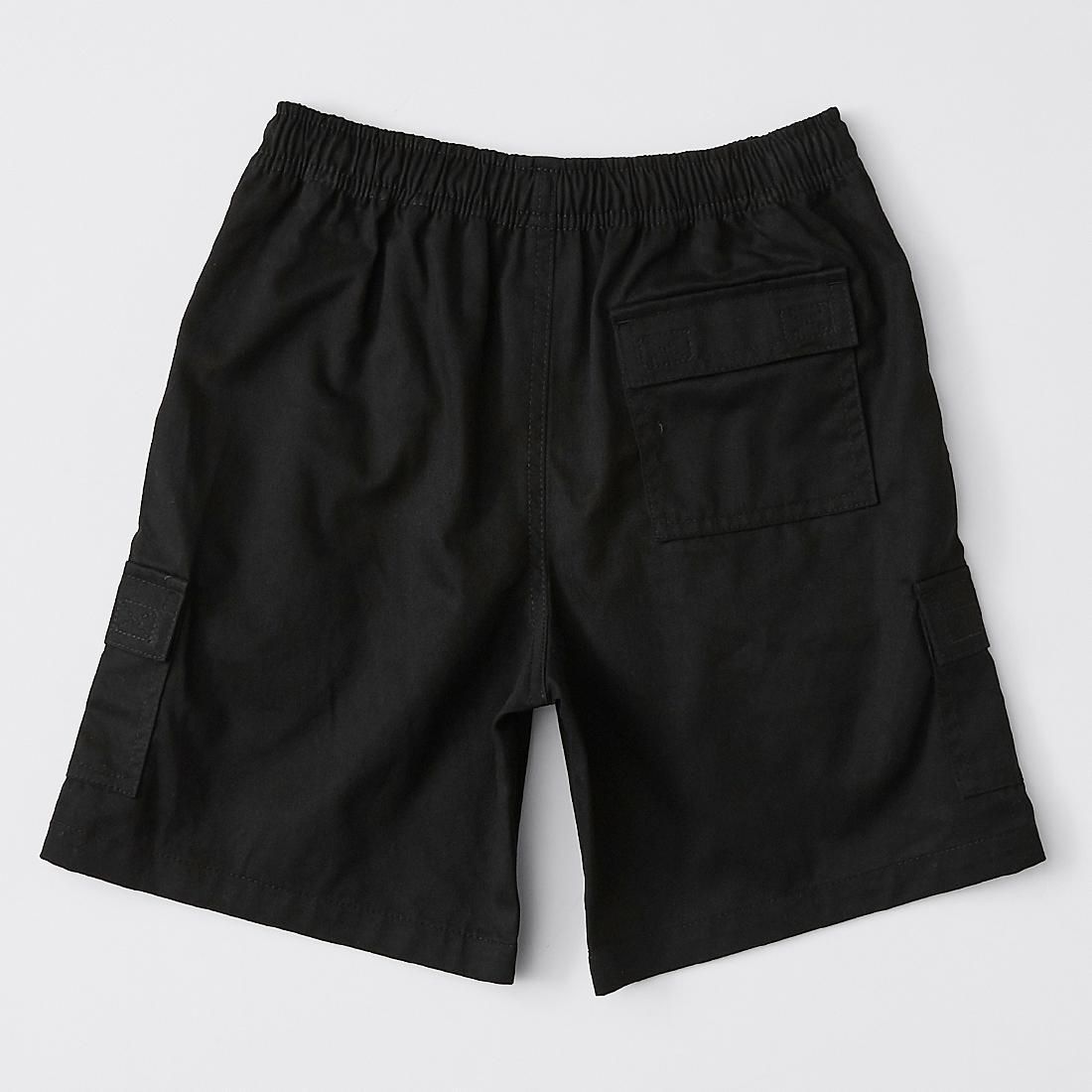 cargo black shorts