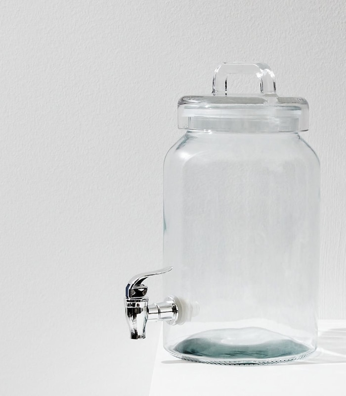 Glass Beverage Dispenser With Tap Australia Glass Designs