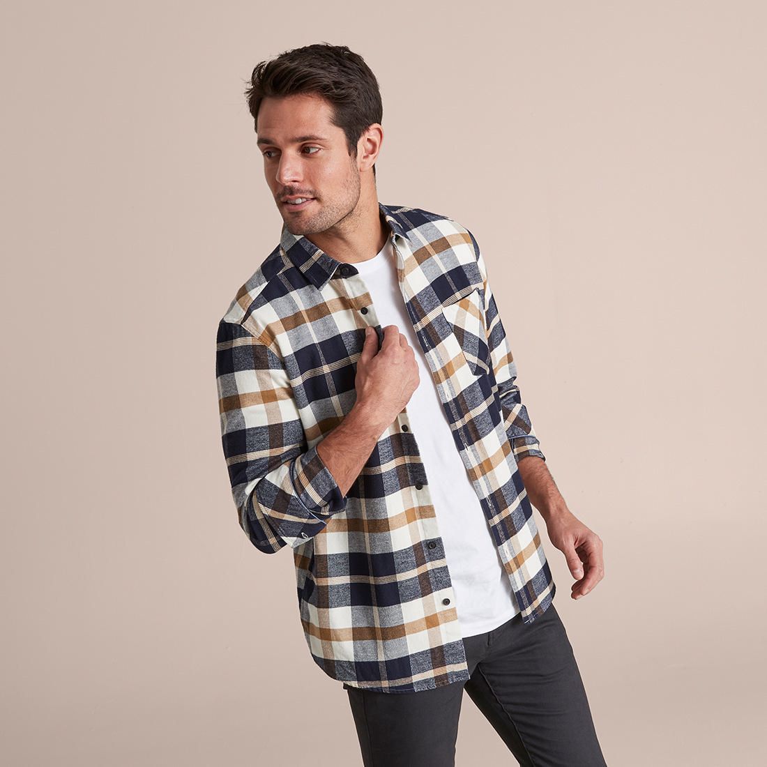 Long Sleeve Flannelette Shirt | Target 