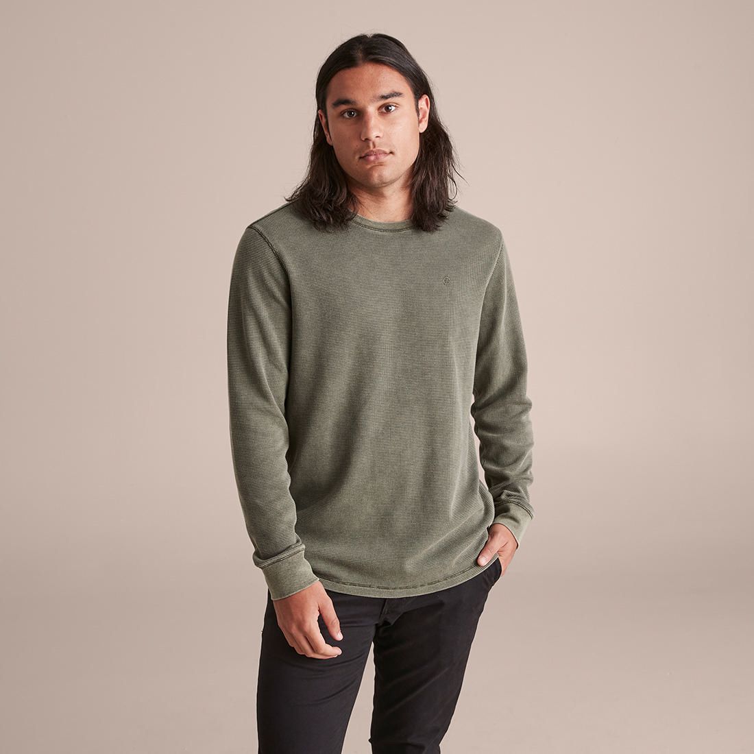 Commons Waffle Long Sleeve T-Shirt 