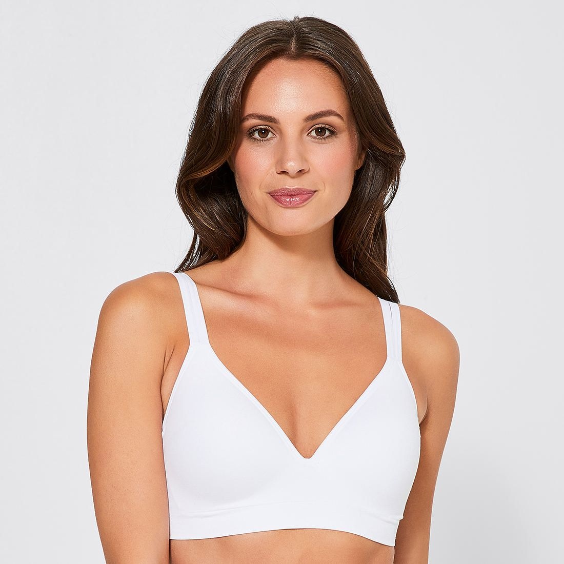 Wanda Soft Comfort Seamfree Wirefree Bra Style Cn9922 White