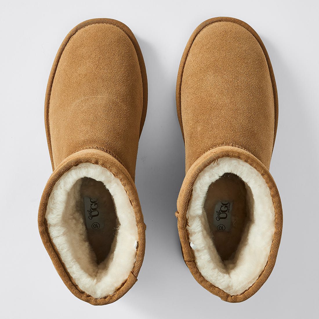 suede slipper boots
