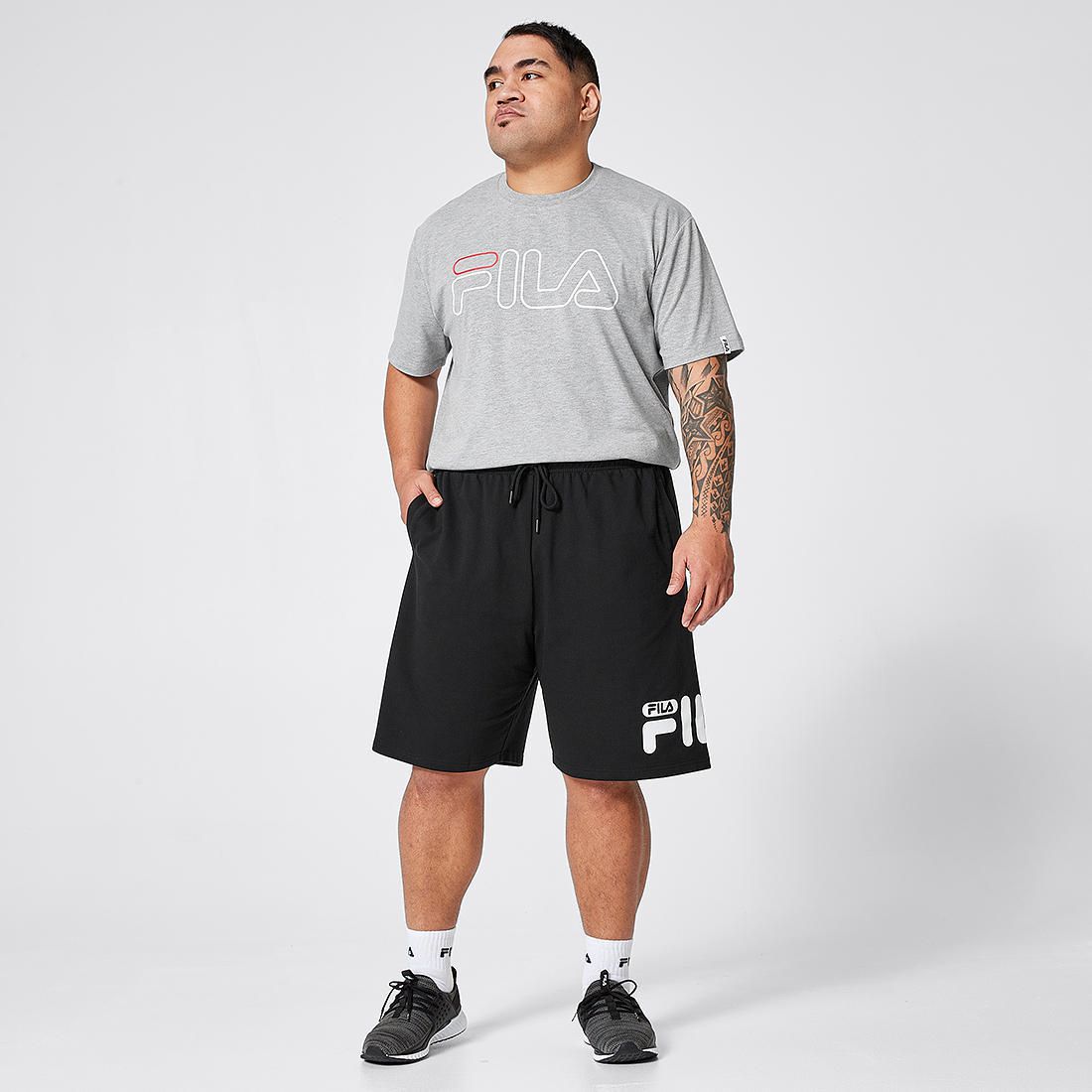 fila plus size shorts