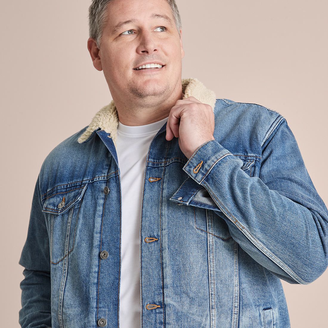 Mr Big Sherpa Denim Jacket | Target 