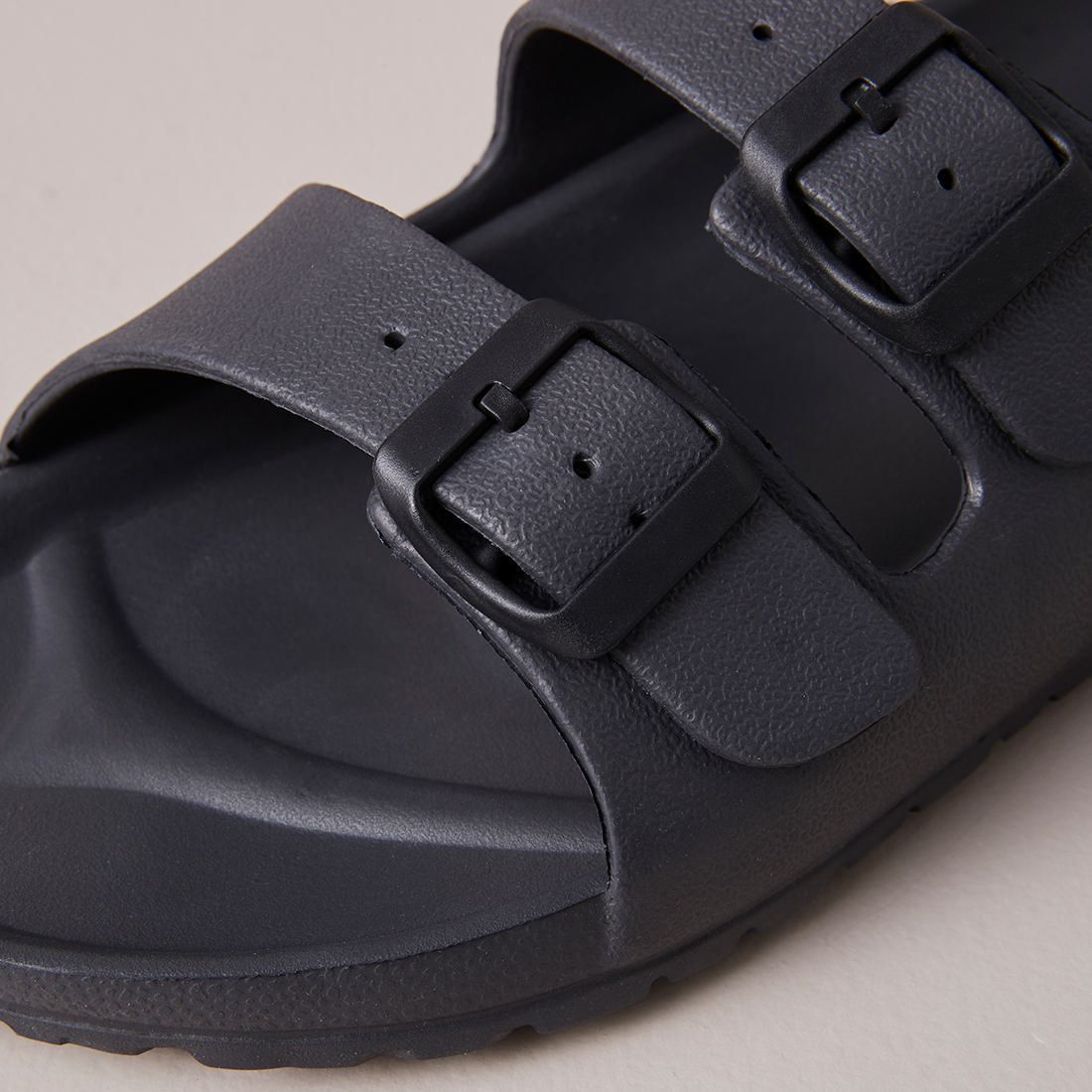 Mens EVA Moulded Sandals - Black 