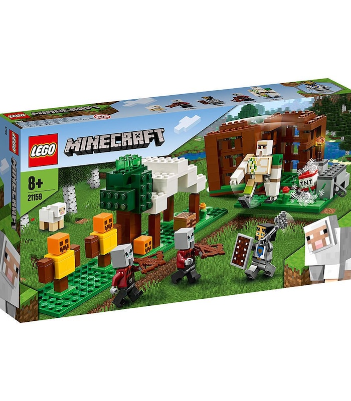 Esperar Oso polar Arqueología LEGO&reg; Minecraft&trade; The Pillager Outpost 21159 | Target Australia
