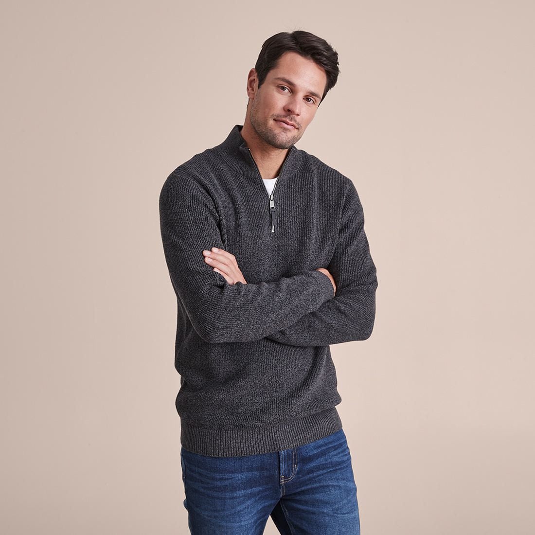 1/2 Zip Knit Jumper | Target Australia
