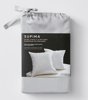 Supima 2 Pack 400 Thread Count European Pillowcases