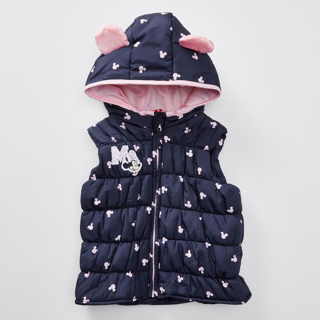 Disney Minnie Mouse Hooded Puffer Vest 
