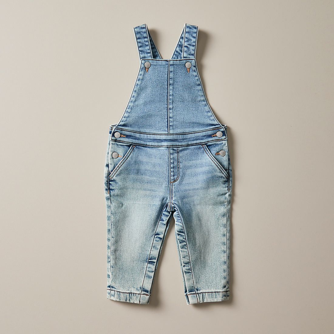 Baby Denim Overall and T-shirt Set 