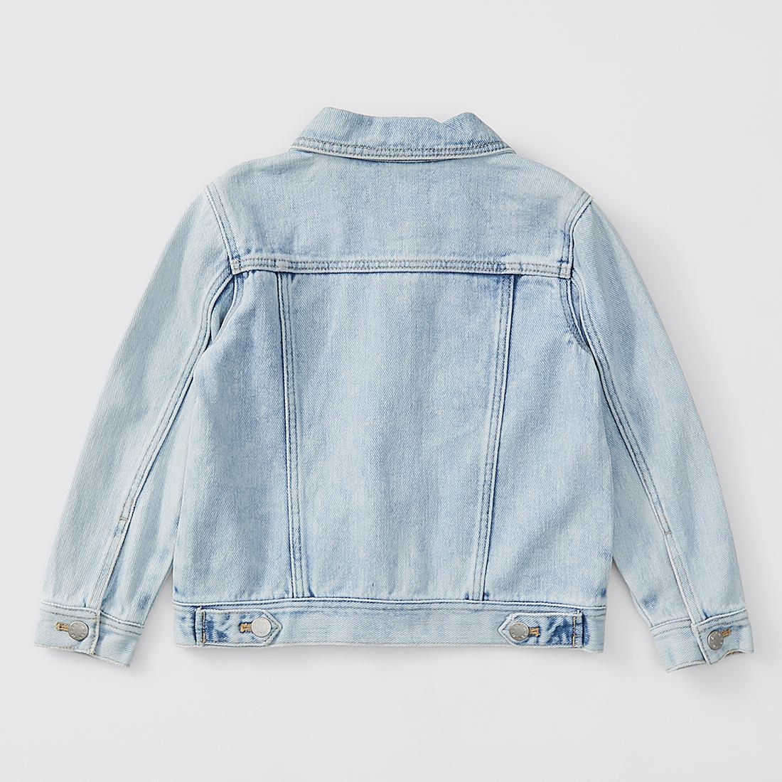 blue wash denim jacket
