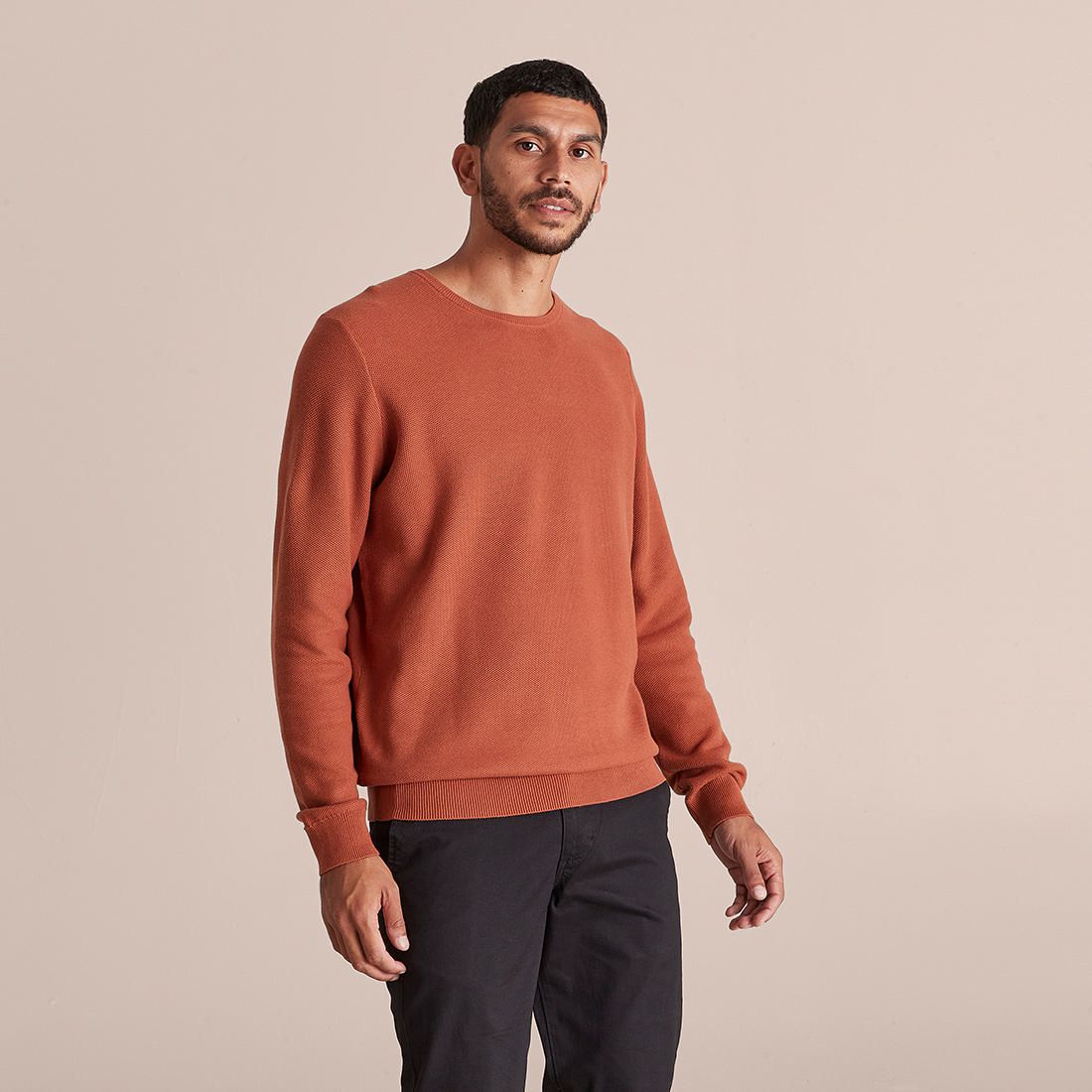 Preview Pima Knit Crew Neck Jumper 