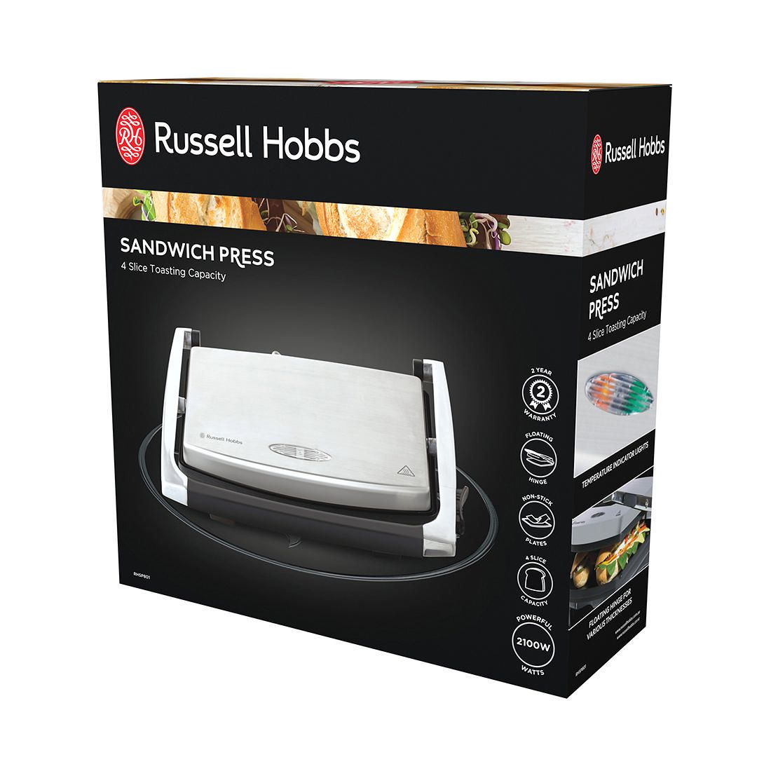 russell hobbs sandwich press rhsp801