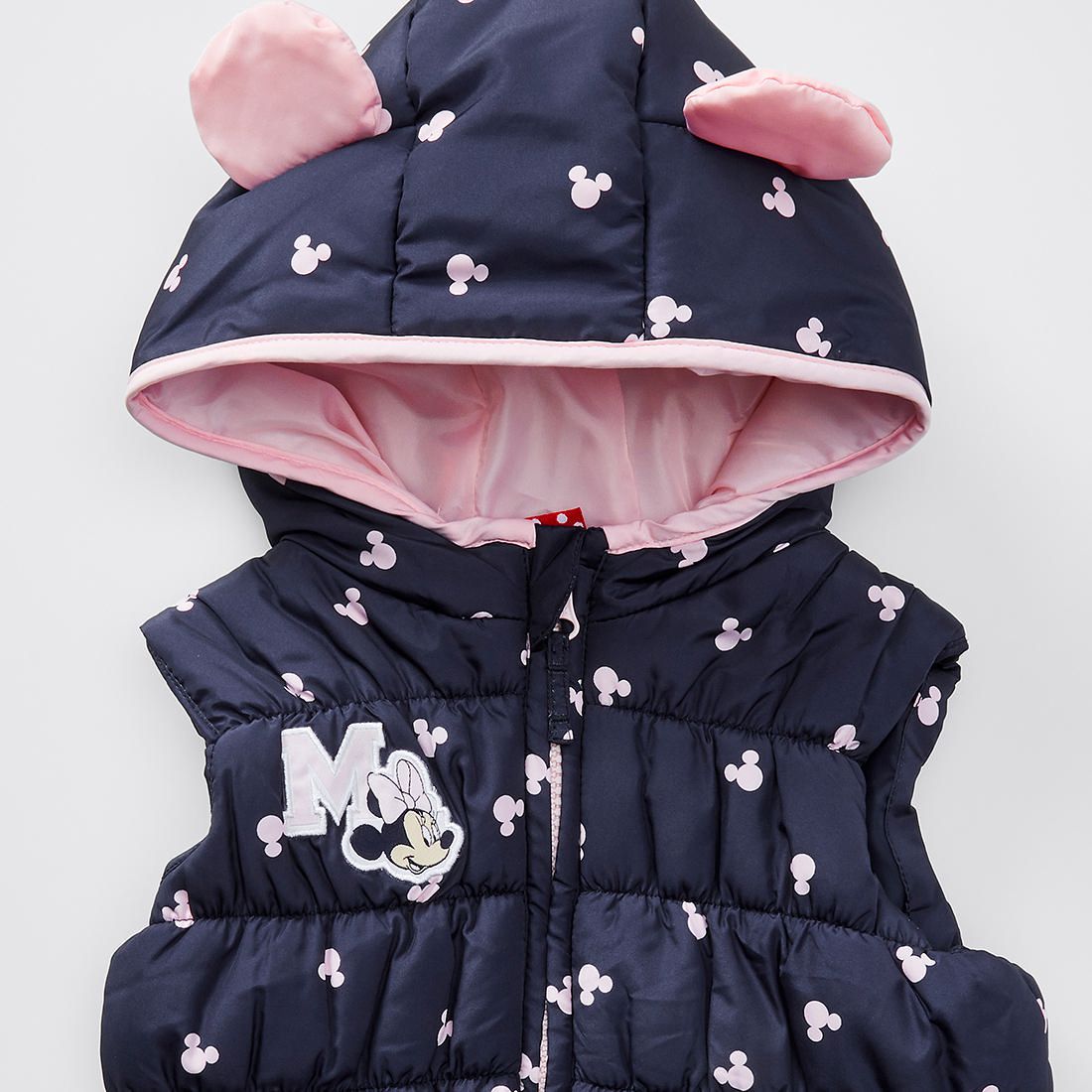 Disney Minnie Mouse Hooded Puffer Vest 