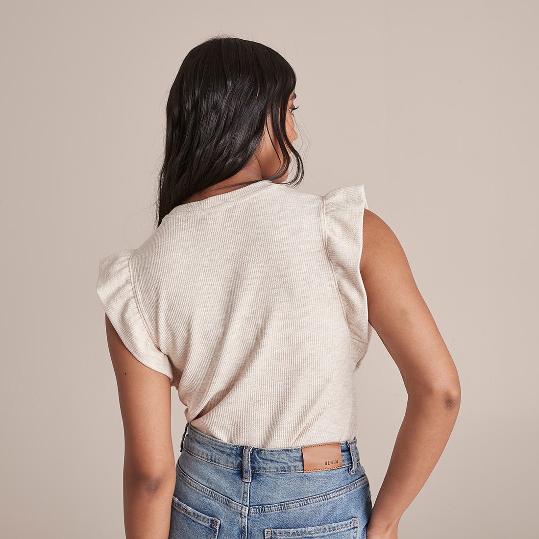 Ruffle sleeve sales top target