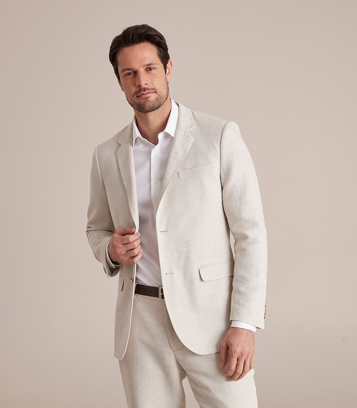 Cream Linen Jacket ubicaciondepersonas.cdmx.gob.mx