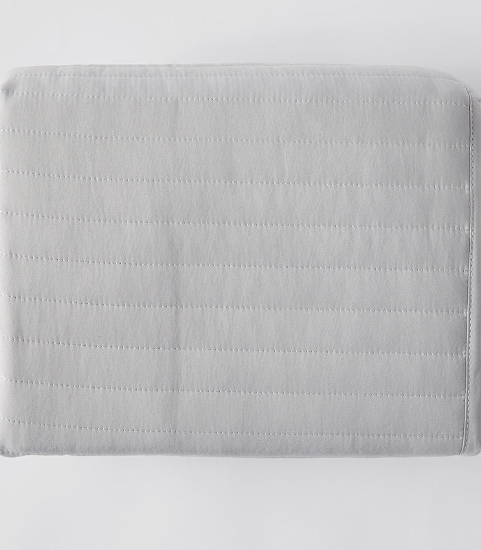 Quilted Valance Silver Target Australia
