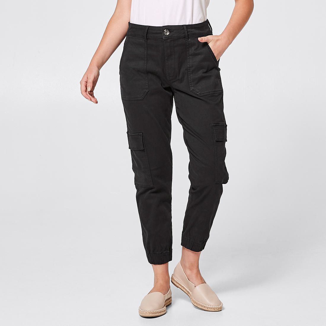 black cargo pants womens