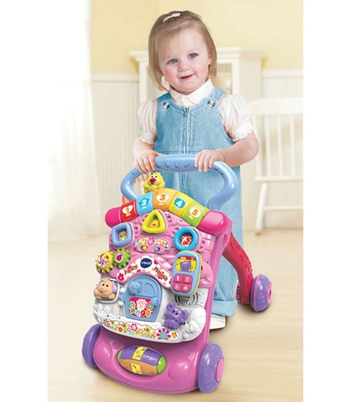 Vtech First Steps Baby Walker Pink Target Australia