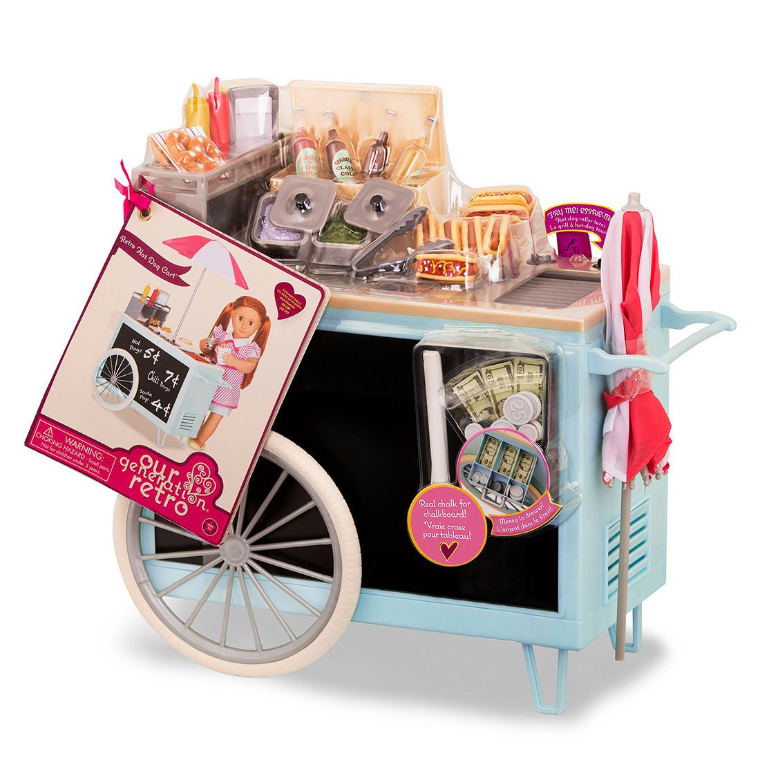 our generation retro hot dog cart