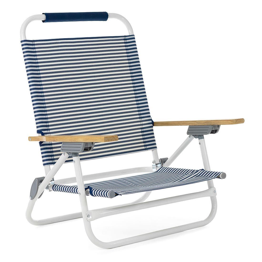 Deluxe Nautical Stripe Beach Chair Target Australia