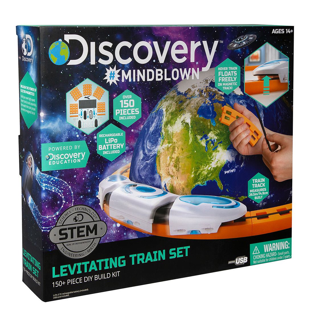 discovery levitating train set
