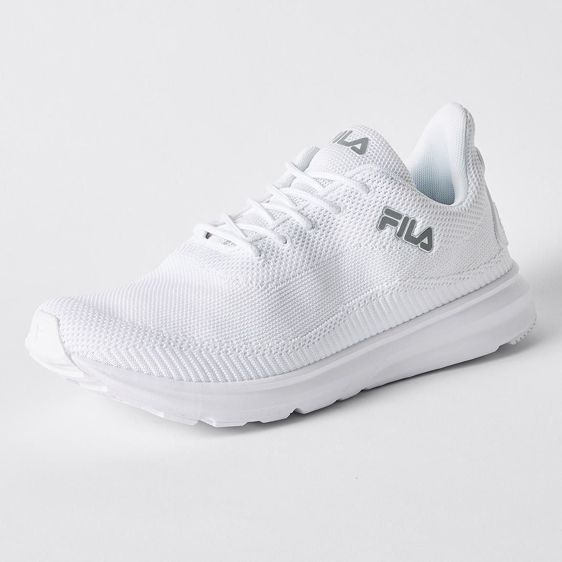 black and white fila sneakers