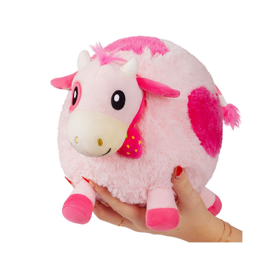 strawberry plush cow