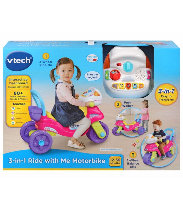 vtech step and roll motorbike