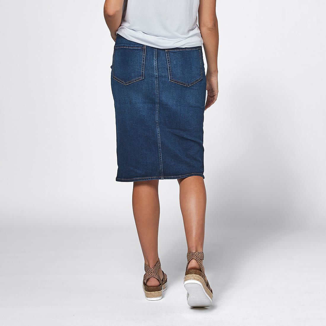 denim skirt target