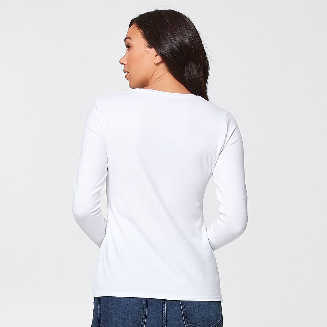 crew neck tee long sleeve