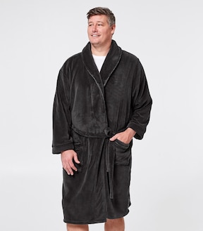 next mens towelling robe