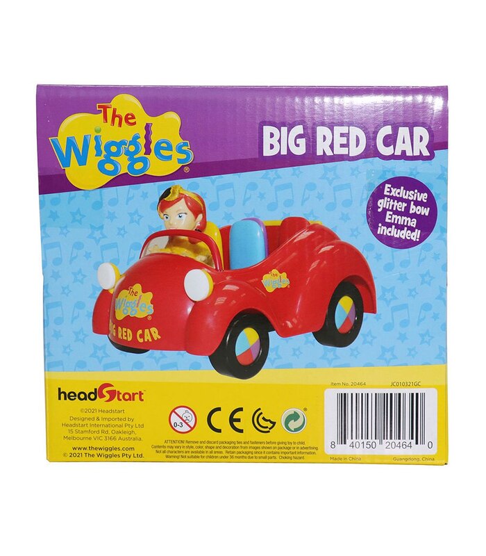 The Wiggles Push Along Big Red Car With Glitter Bow Emma Figure sites