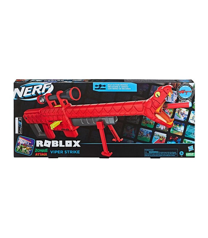 Nerf Roblox Zombie Attack Viper Strike Sniper Nerf Blaster, Nerf Elite