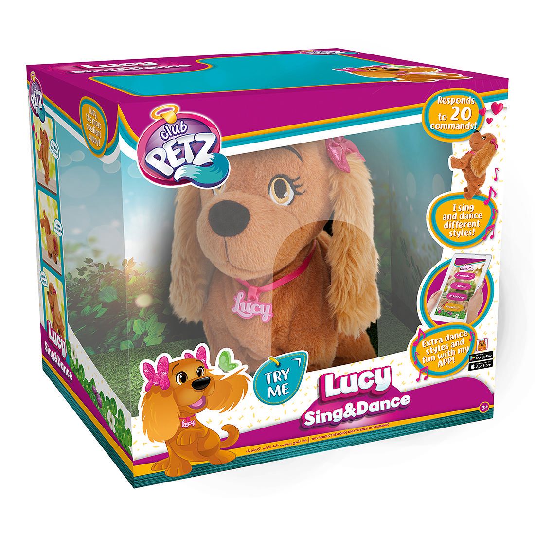 club petz lucy sing and dance plush