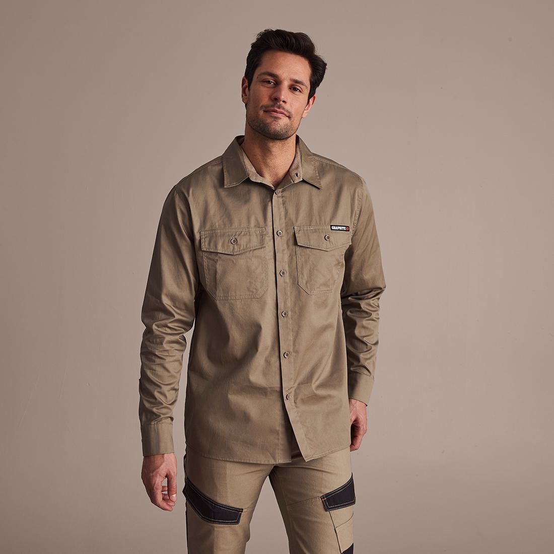 Graphite Long Sleeve Shirt | Target 
