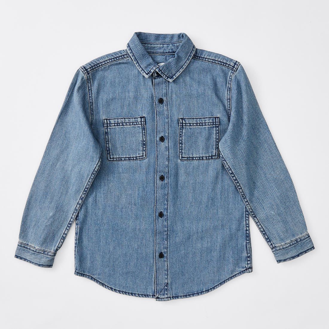 Boys Denim Shirt - Indigo | Target 