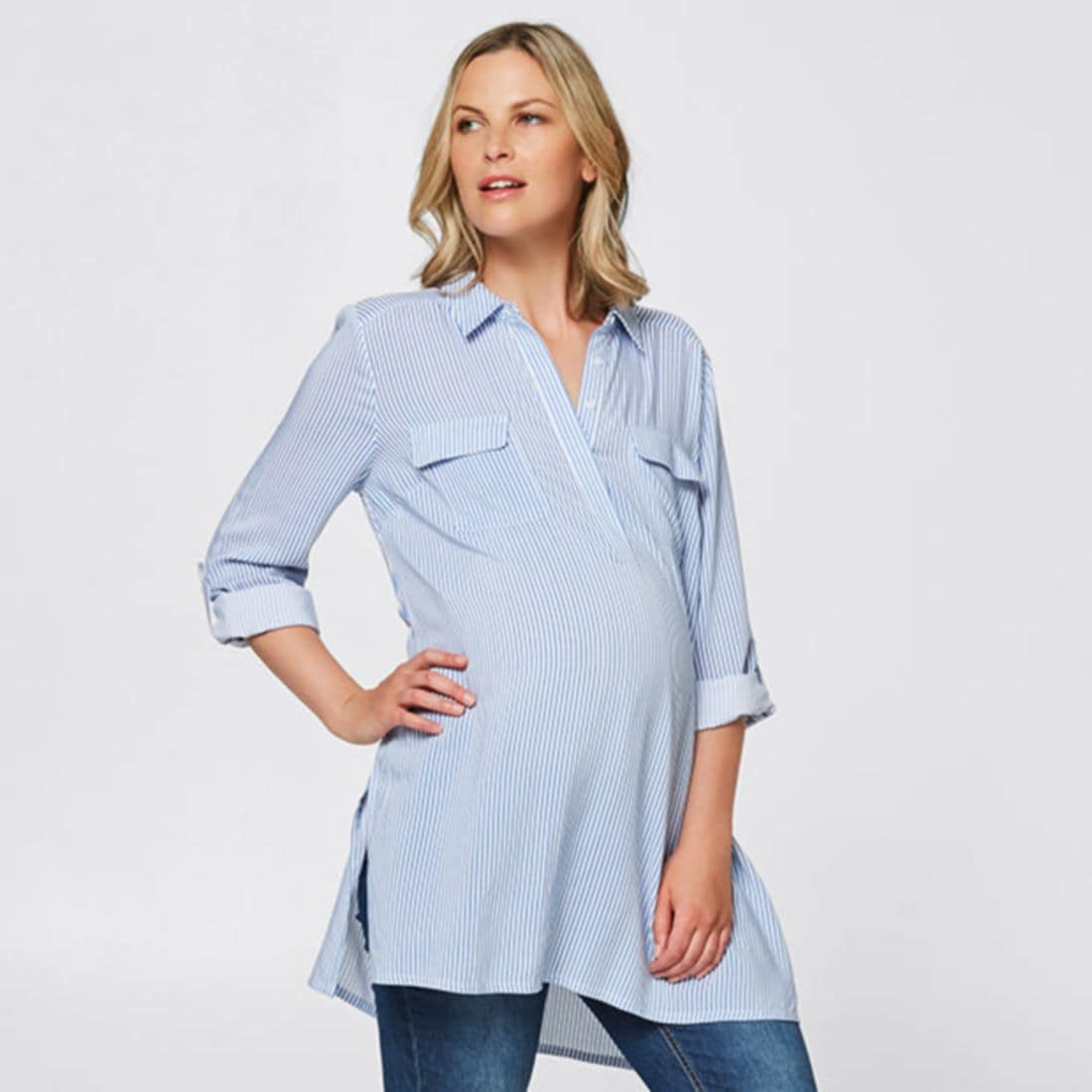 Maternity Longline Shirt | Target Australia