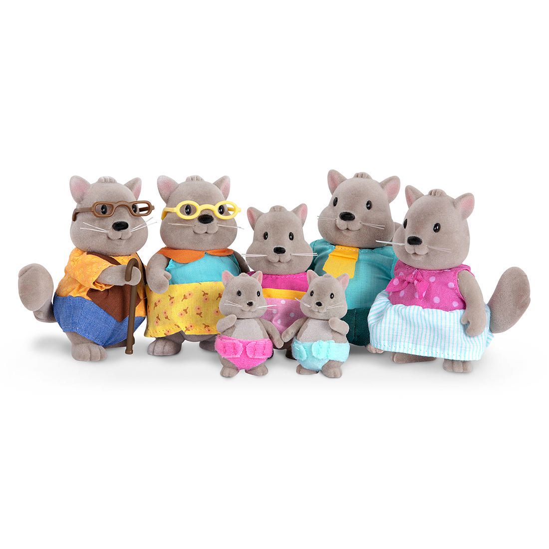 squirrel family toy