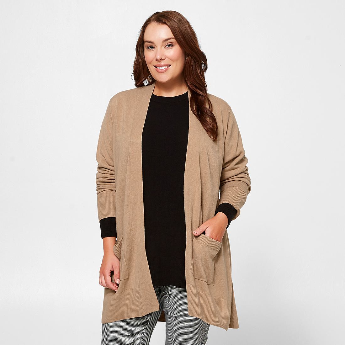 belle curve cardigan
