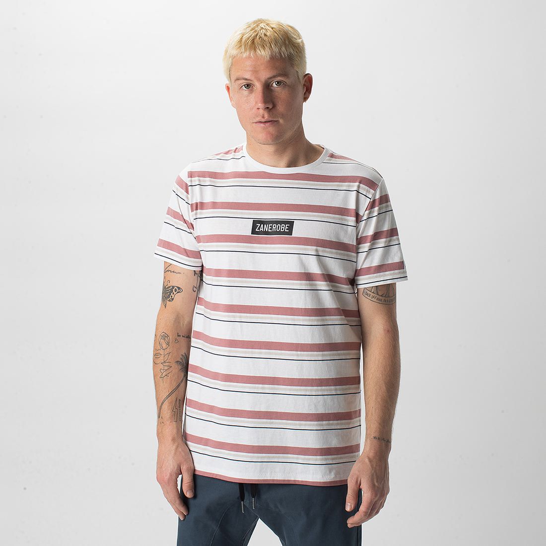 ZxZanerobe Stripe T-Shirt - Red 