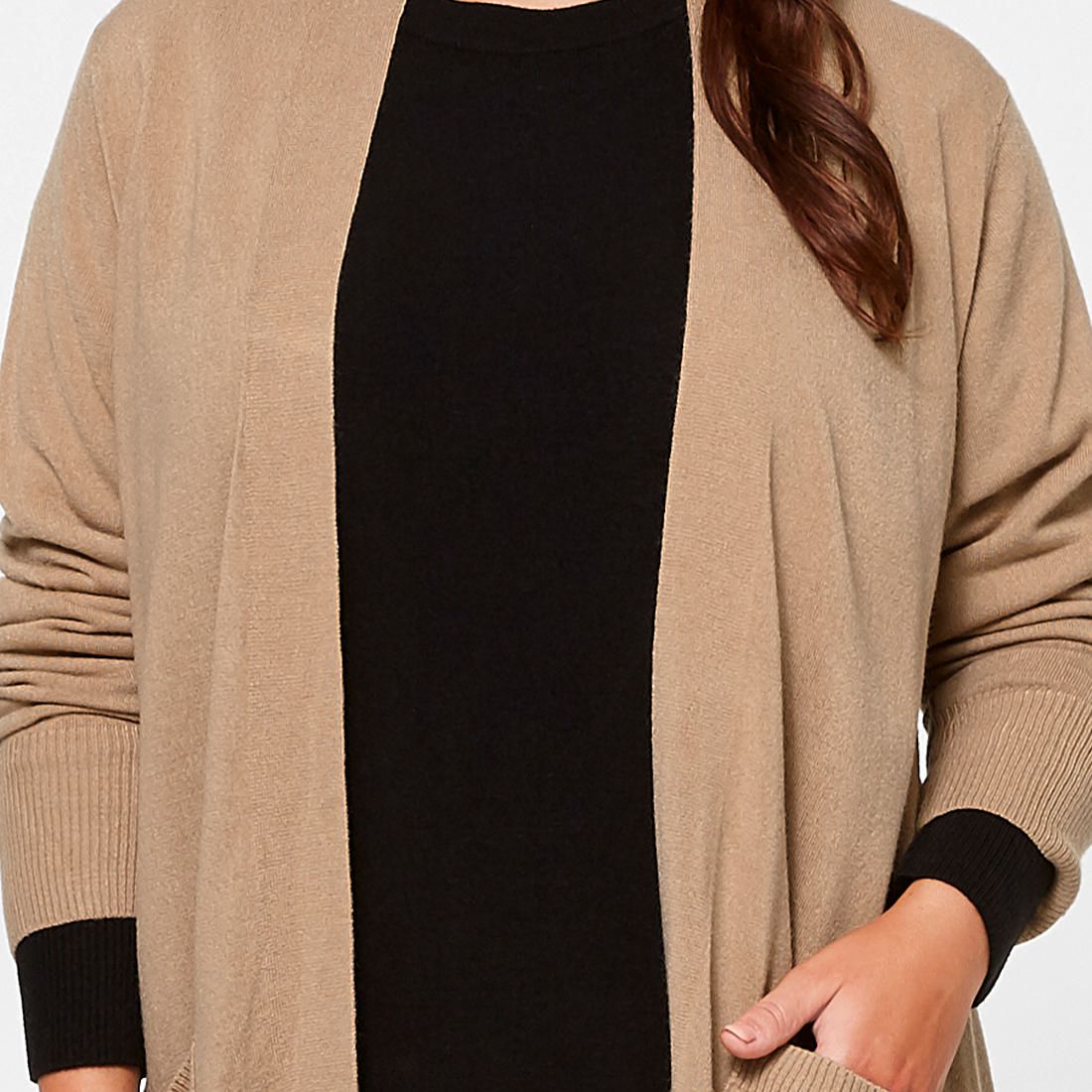 belle curve cardigan