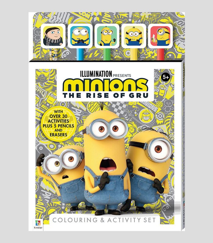 Hk Minions The Rise Of Gru 5 Pencil Set Target Australia