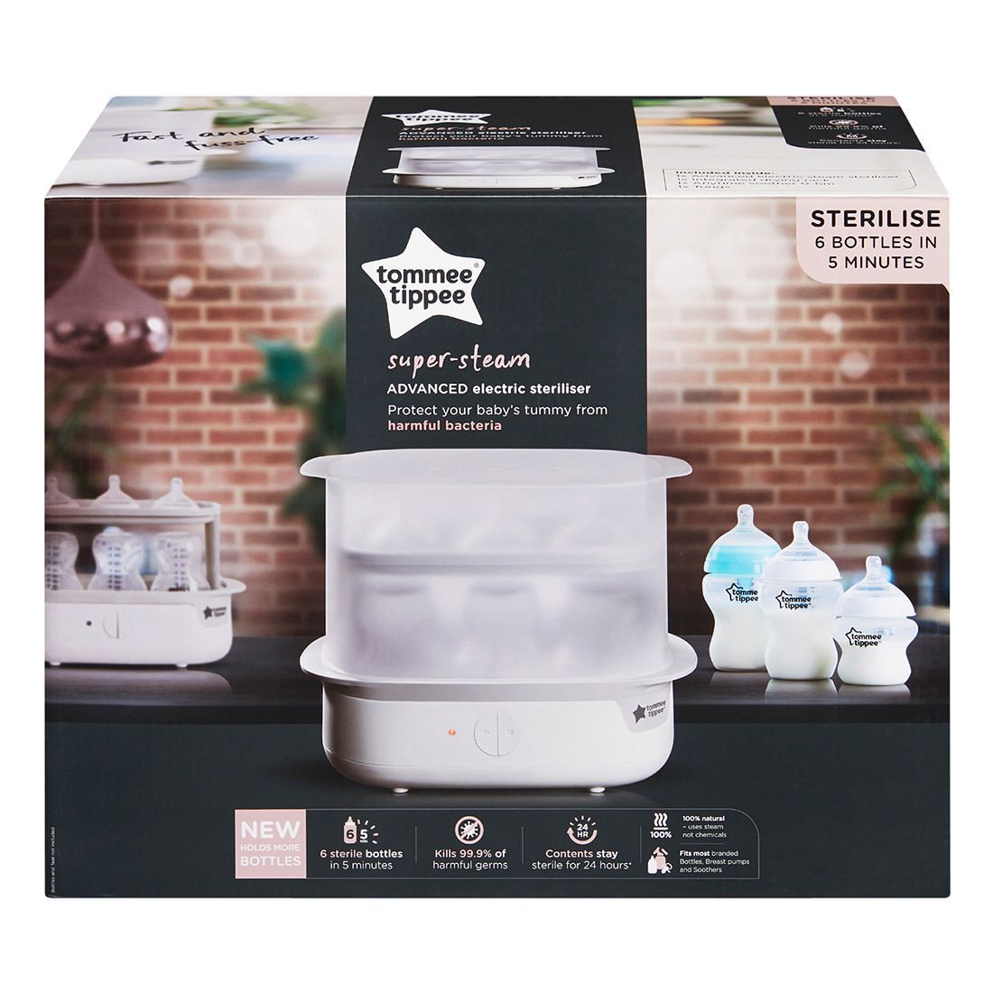 cleaning a tommee tippee steriliser