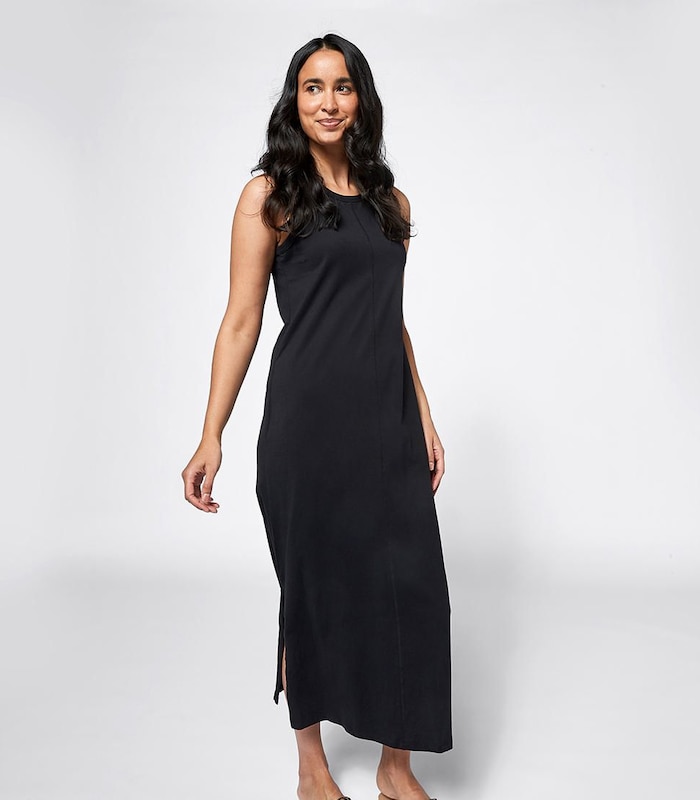 Jersey maxi dress ladies clearance