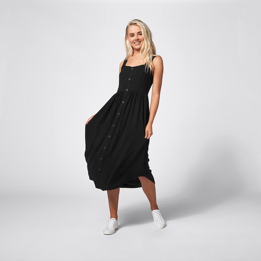 cotton midi dress australia