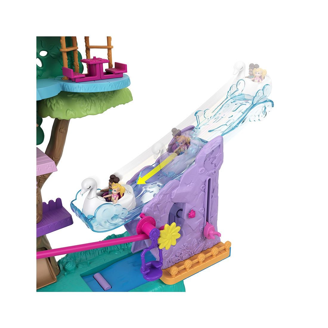 Polly Pocket Pollyville Pet Adventure Treehouse Playset Target Australia